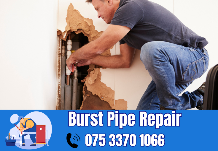 burst pipe repair Minster On Sea
